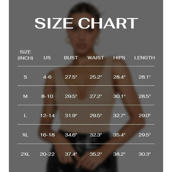 REORIA Butsmooth® Women’s  Plunge Deep V Neck Bodysuits Tops Large NEW NWT - Picture 4 of 5